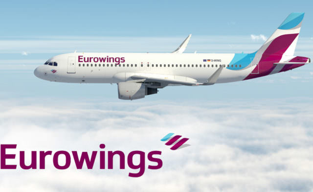 Первый пошёл! Лоукост Eurowings начнет полеты из Украины в 2018 году