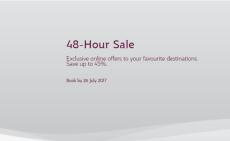 Продать за 48 часов – экспресс-распродажа от Qatar Airways